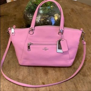 Coach Prairie Satchel rose pink handbag crossbody